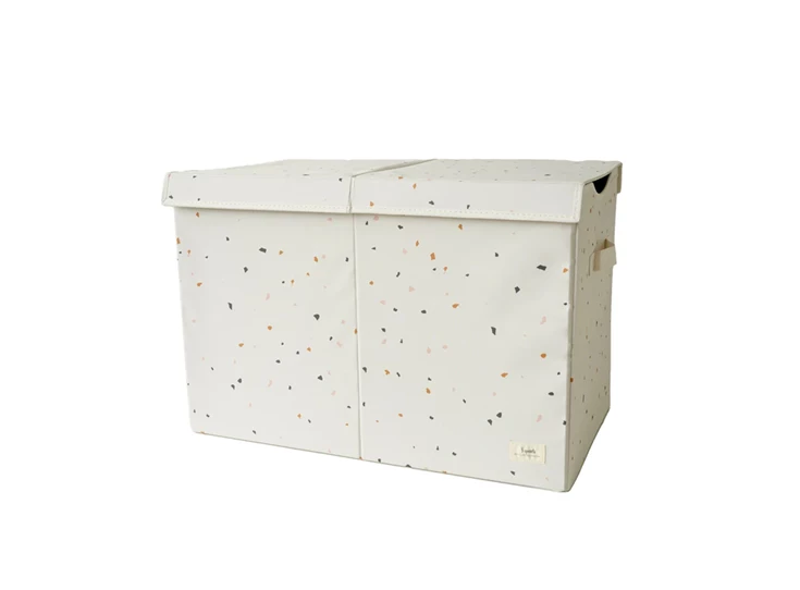 Speelgoedkist-Terrazo-Beige