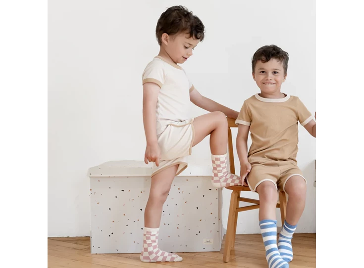 Speelgoedkist-Terrazo-Beige