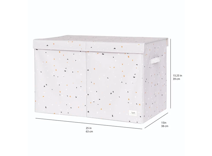 Speelgoedkist-Terrazo-Grijs