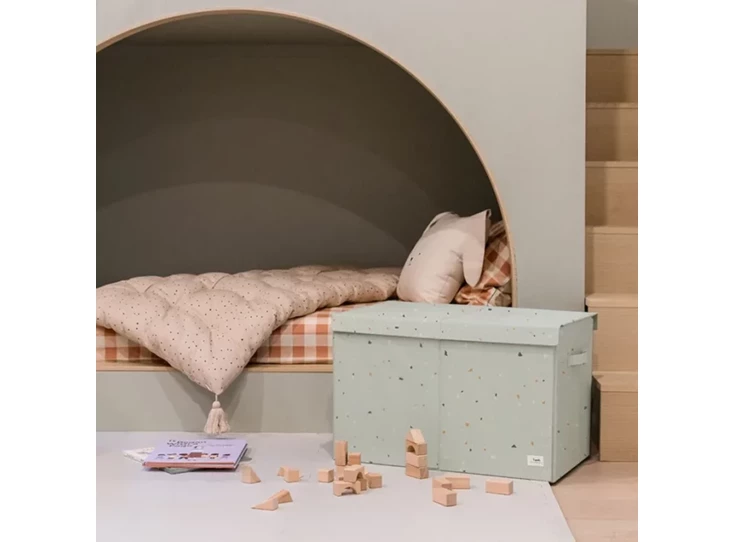 Speelgoedkist-Terrazo-Groen