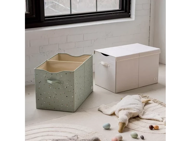 Speelgoedkist-Terrazo-Groen