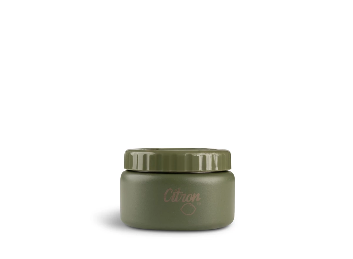Stainless-Steel-Food-Jar-250ml-Green