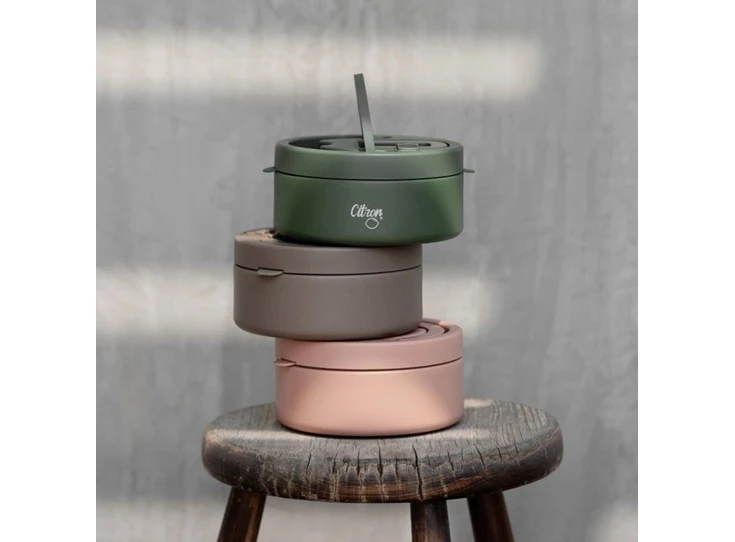 Stainless-Steel-Food-Jar-250ml-Green