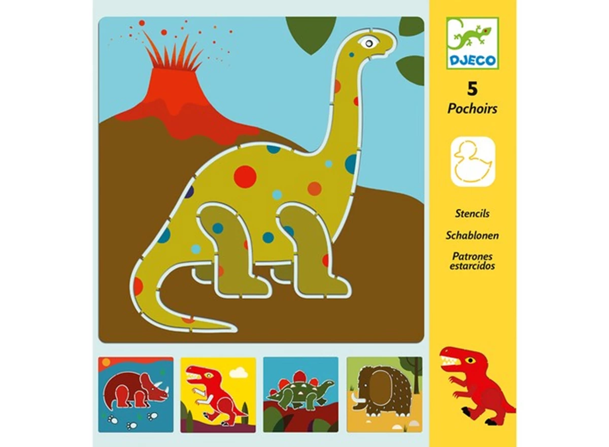 Stencils-Dinosaurussen