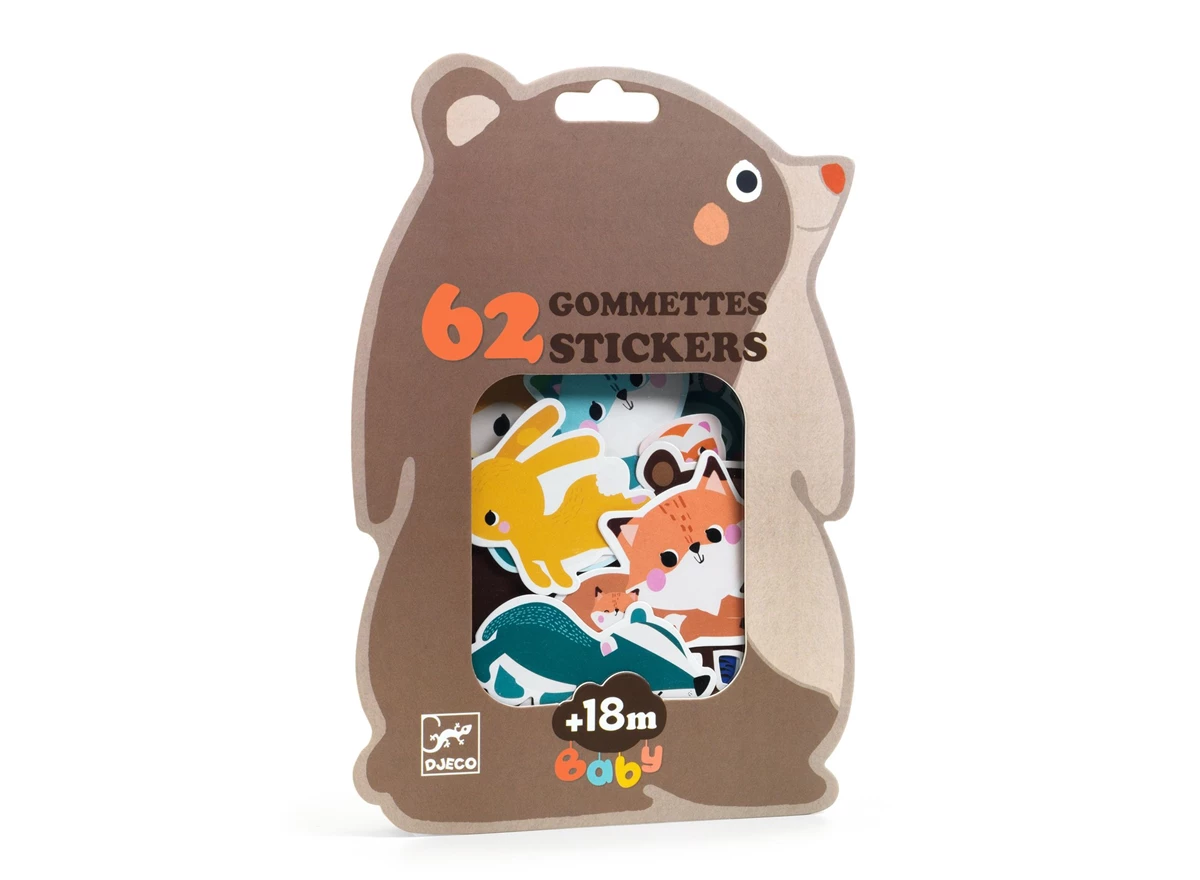 Stickers-Bosdieren