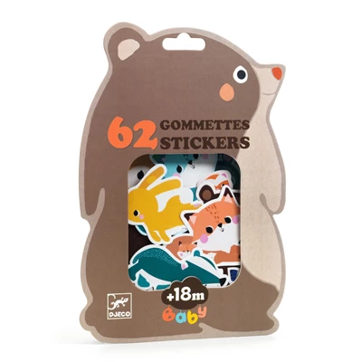 Stickers-Bosdieren