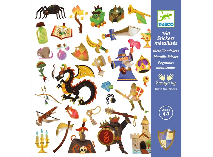 Stickers-Middeleeuwse-Fantasie