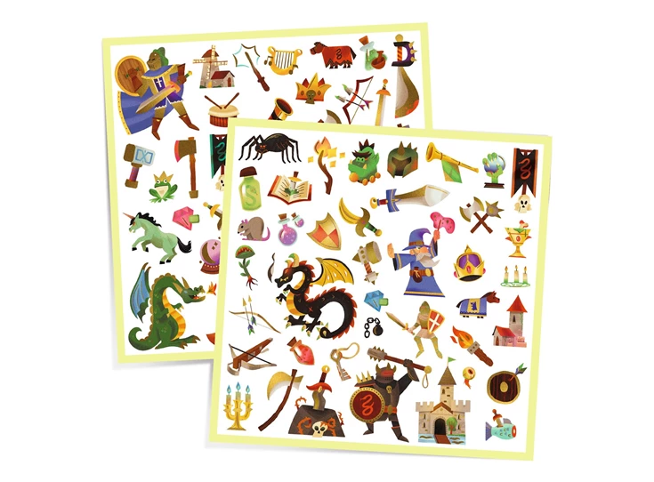 Stickers-Middeleeuwse-Fantasie