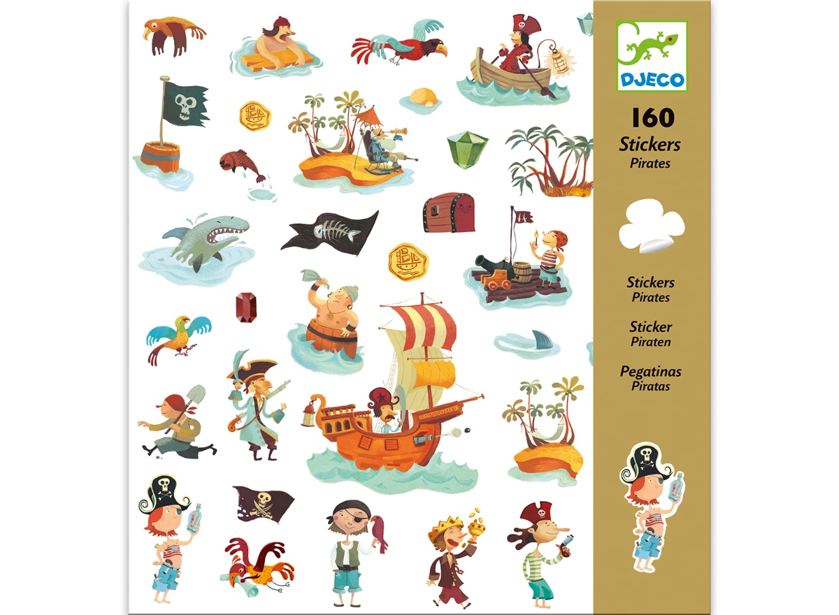 Stickers-Piraten