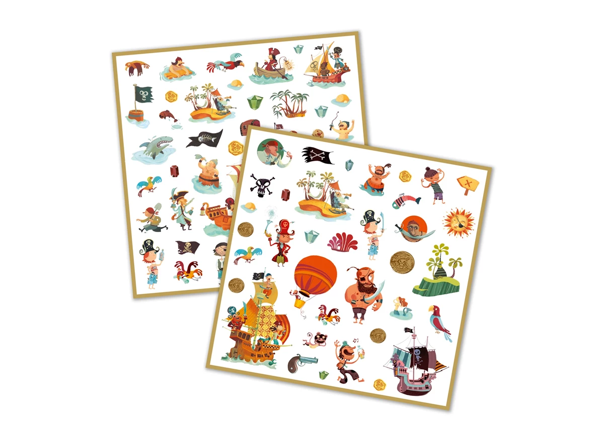 Stickers-Piraten