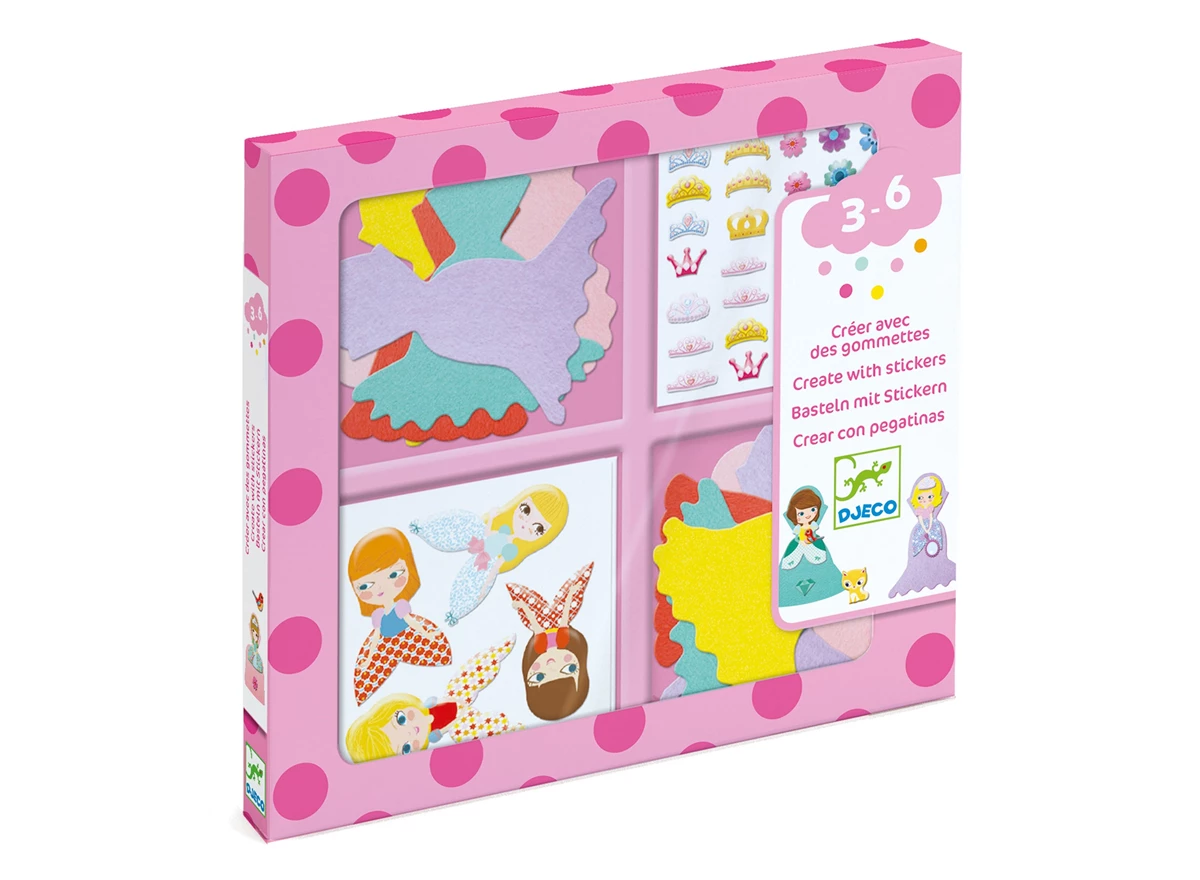 Stickers-Prinsessen
