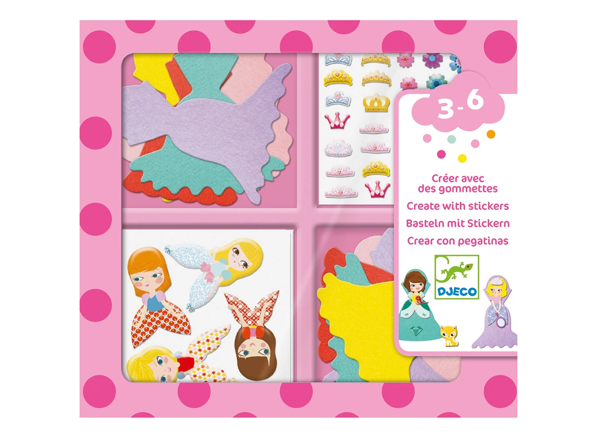 Stickers-Prinsessen