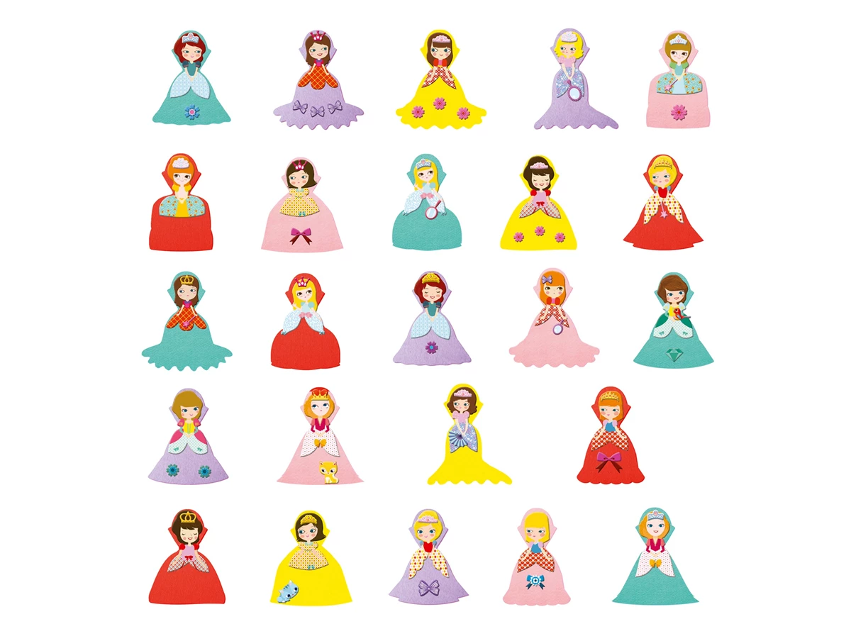 Stickers-Prinsessen