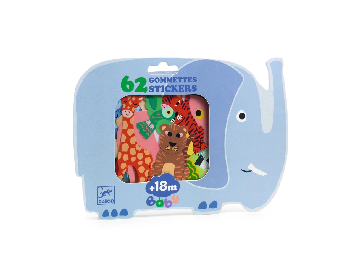 Stickers-Savannedieren