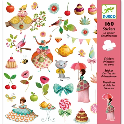 Stickers-Theekransje-prinses