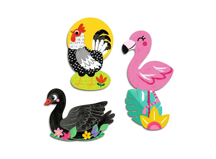 Stickers-Vogels