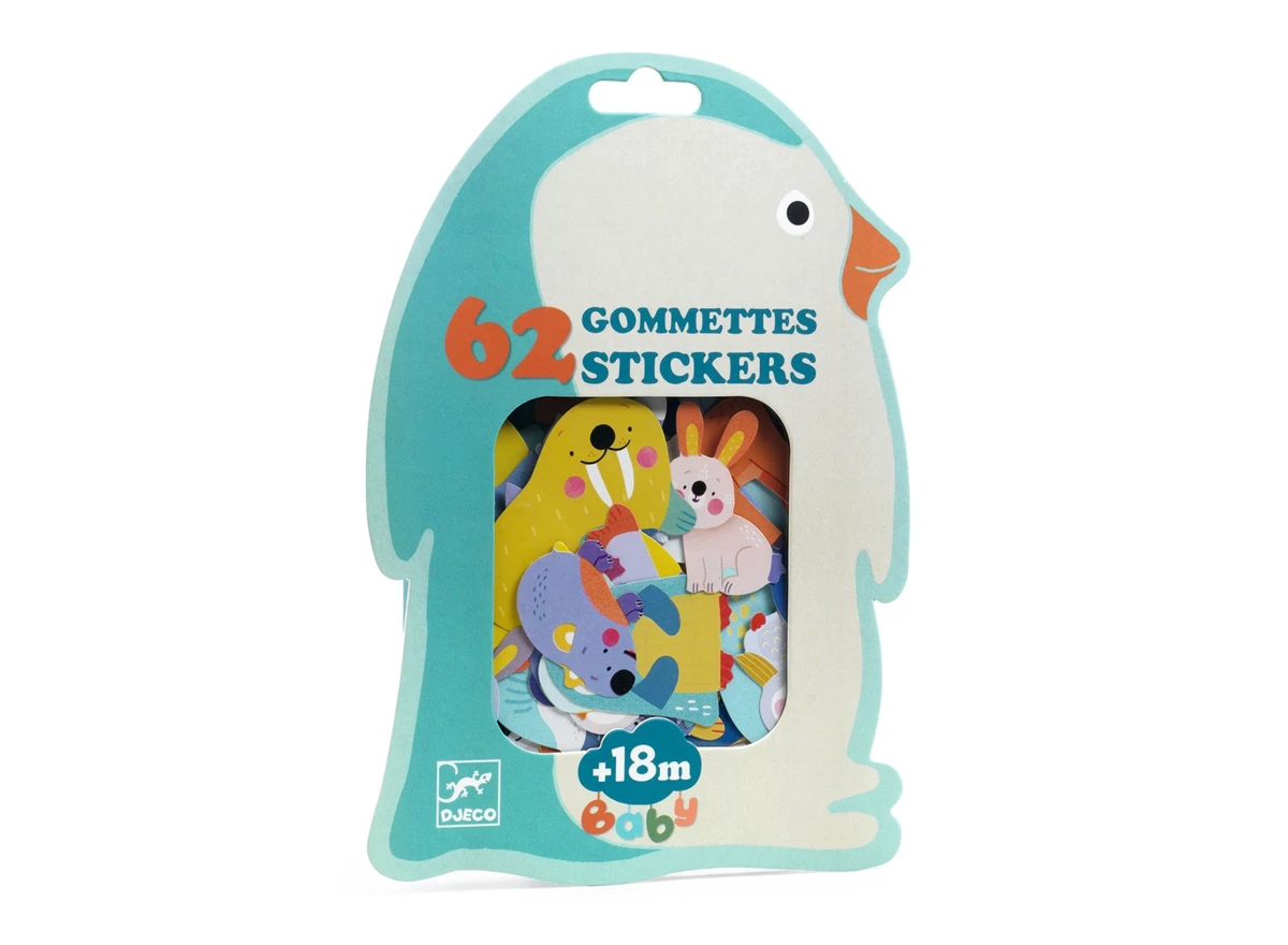 Stickers-Zee-ijsdieren