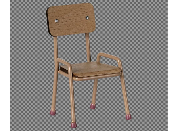 Stoel-Muis-Donker-Poedekleurig