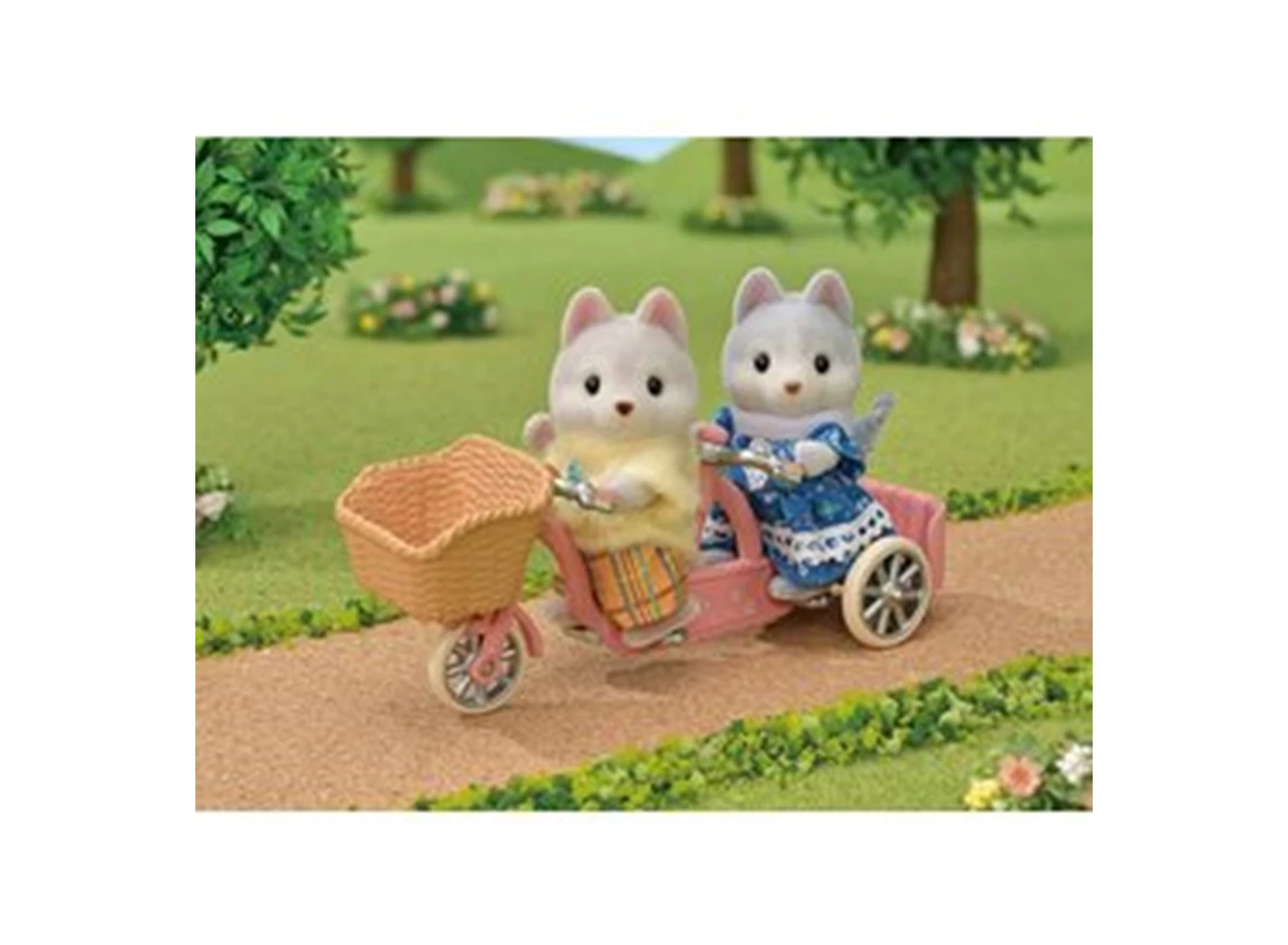 Tandem-fiets-set-Husky-zus-broer