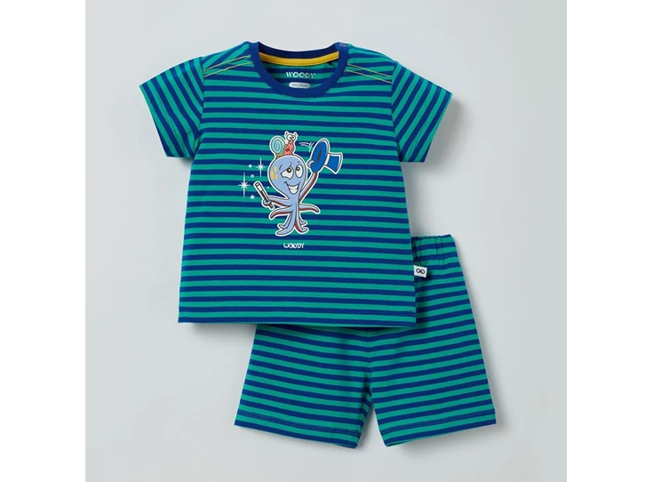 Unisex-pyjama-blauw-groen-gestreept-1m