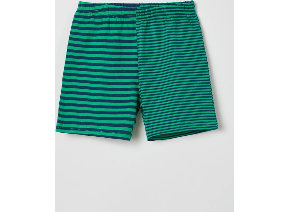 Unisex-Pyjama-marine-blauw-grasgroen-gestreept-krokodil-1m