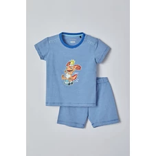 Unisex-Pyjama-wit-blauw-gestreept-1m