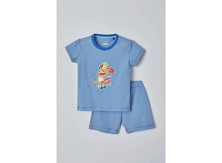 Unisex-Pyjama-wit-blauw-gestreept-1m