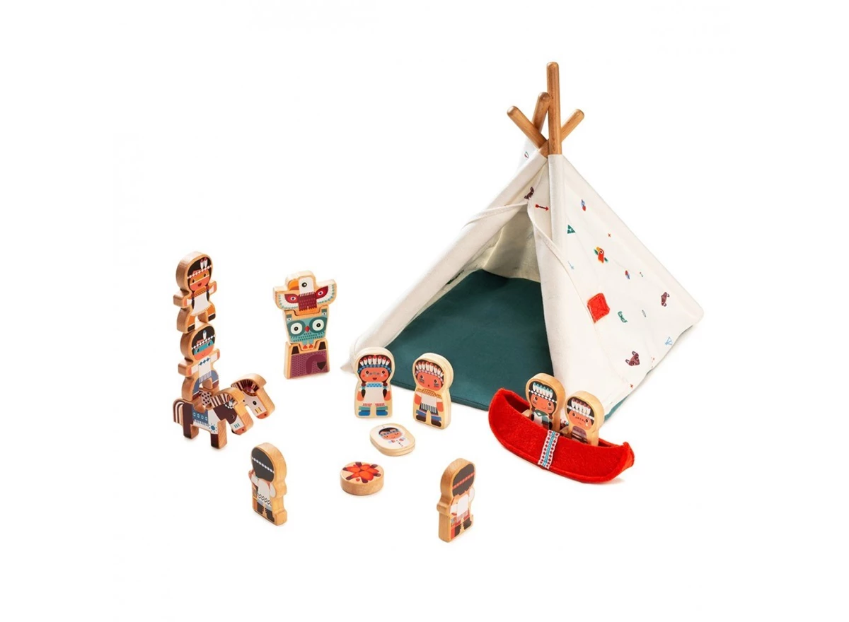 Wigwam-en-indianen