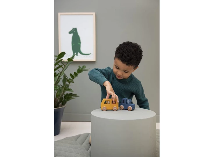 Wooden-animal-car-set