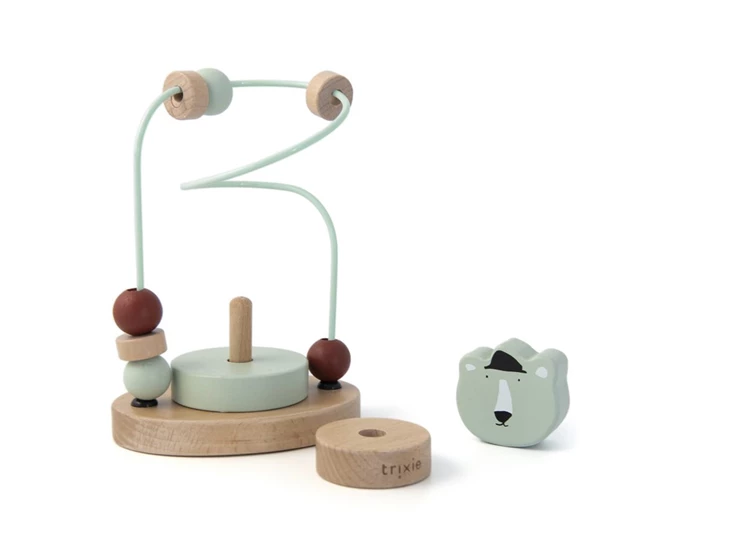 Wooden-beads-maze-Mr-Polar-Bear