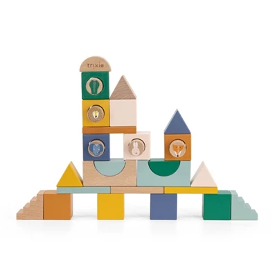 Wooden-block-city-31-stuks