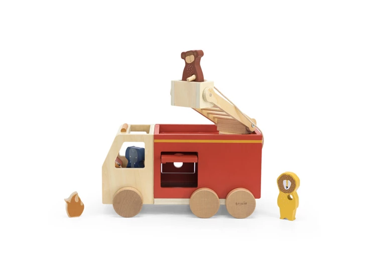 Wooden-fire-truck