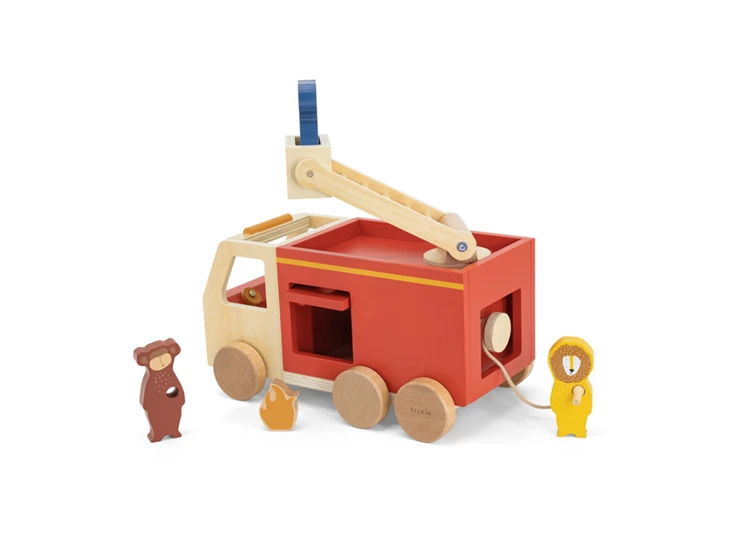 Wooden-fire-truck