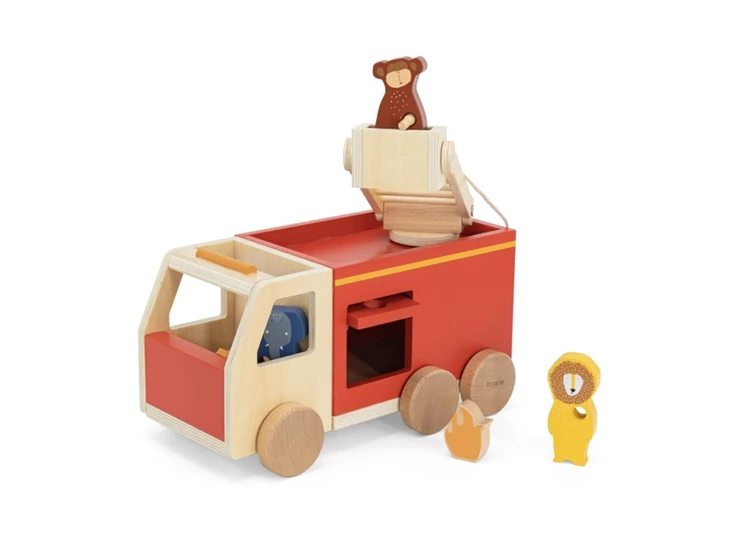 Wooden-fire-truck