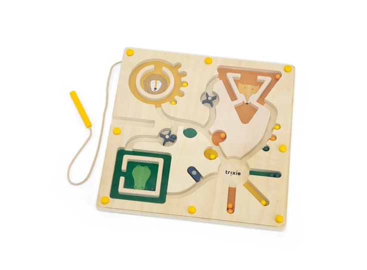Wooden-magnetic-maze
