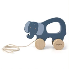Wooden-pull-along-toy-Mrs-Elephant