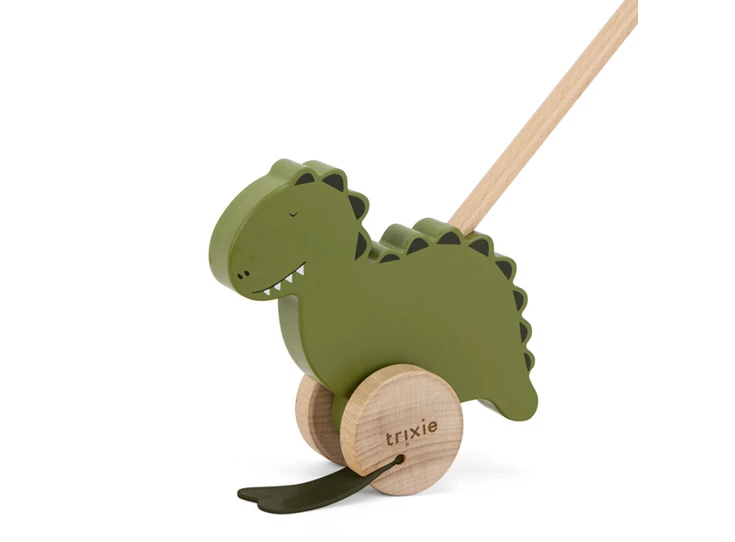 Wooden-push-along-toy-Mr-Dino