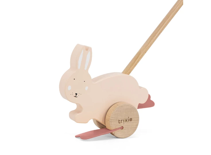 Wooden-push-along-toy-Mrs-Rabbit