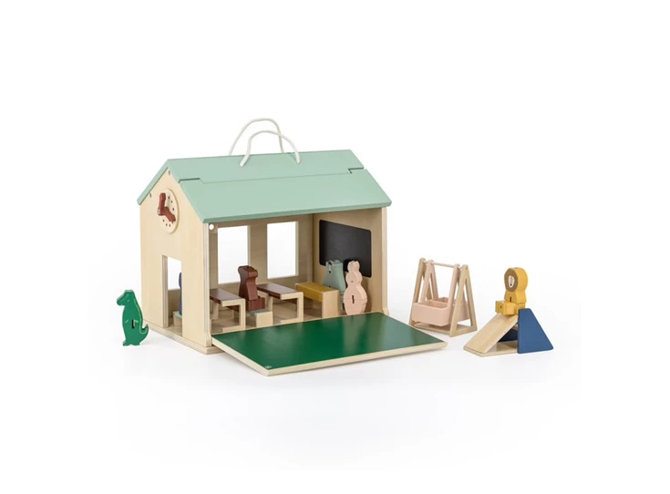 Wooden-school-with-accessories