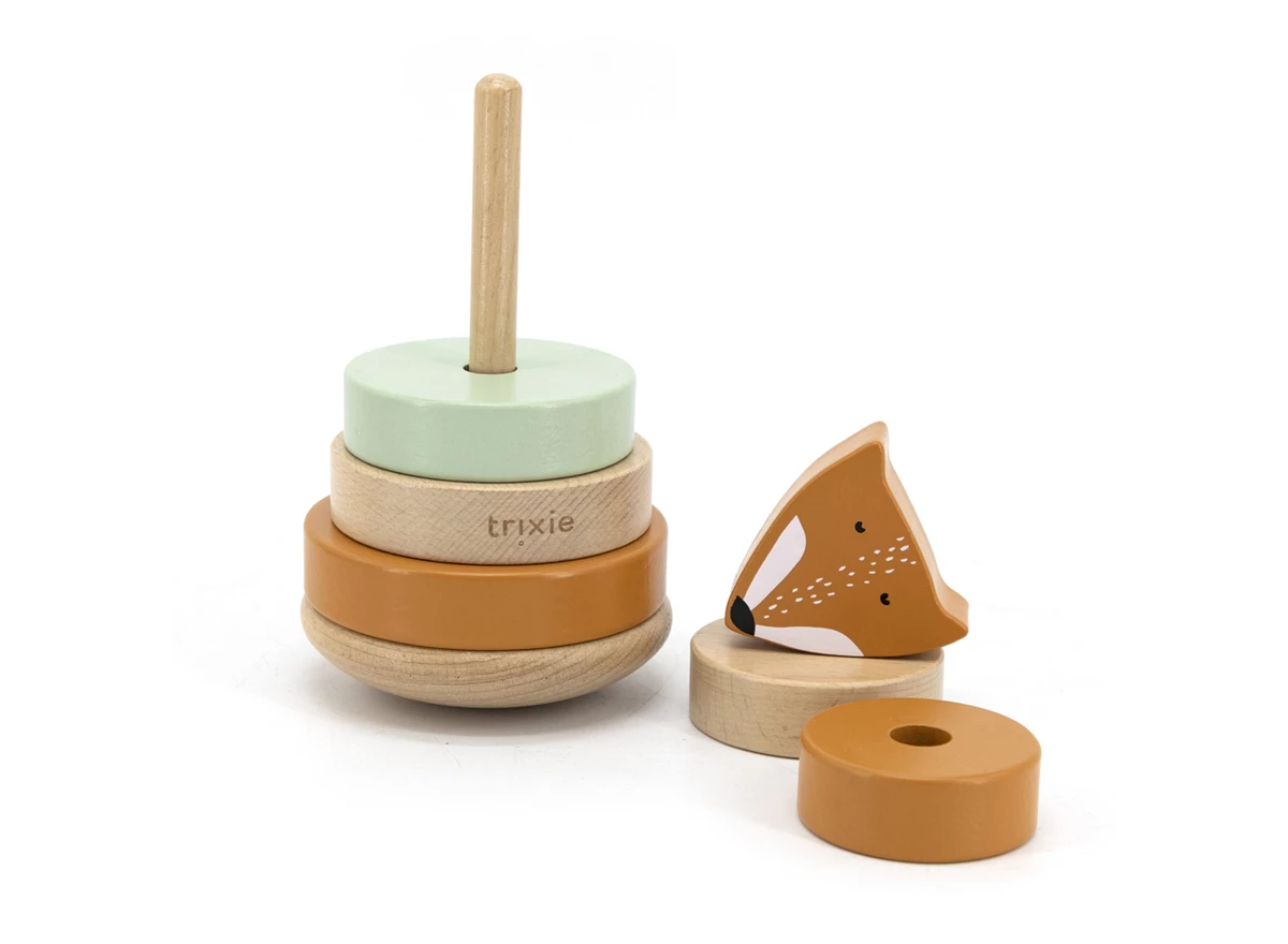 Wooden-stacking-toy-Mr-Fox