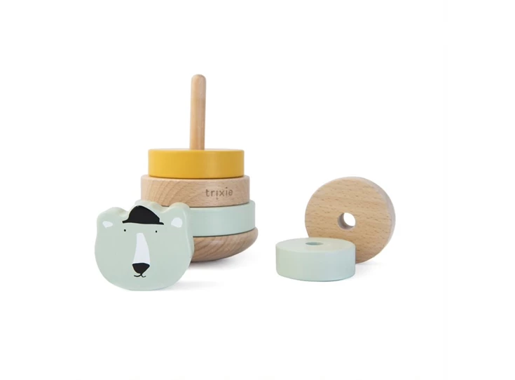 Wooden-stacking-toy-Mr-Polar-Bear