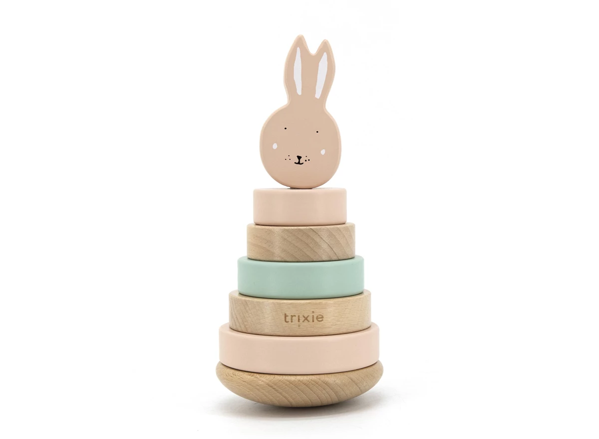 Wooden-stacking-toy-Mrs-Rabbit