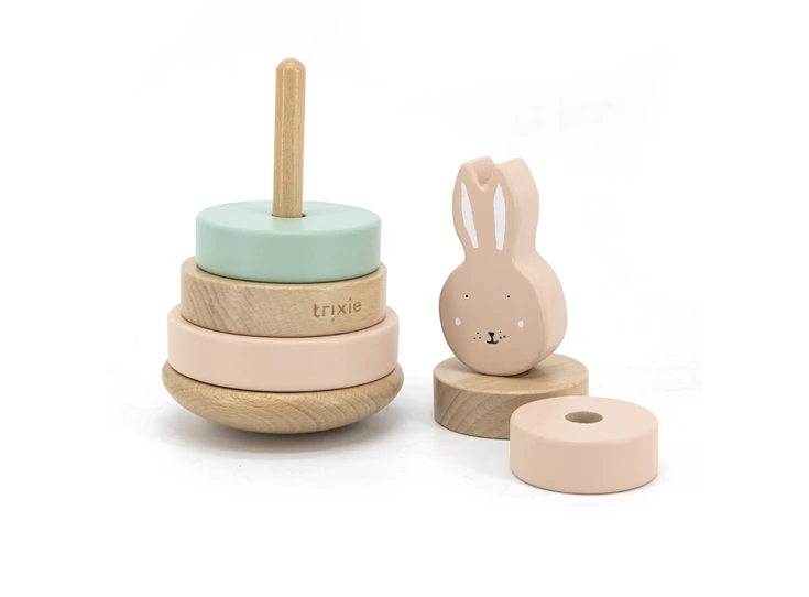 Wooden-stacking-toy-Mrs-Rabbit