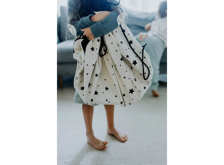 Worldmap-Stars-Speeltapijt-Opbergzak