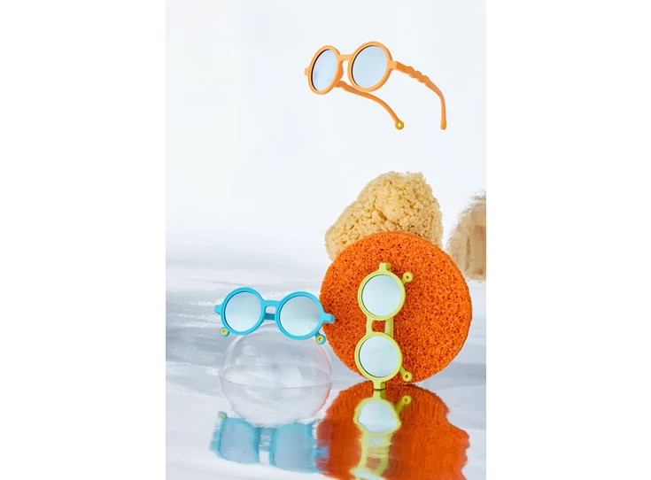 Zonnebril-3-12j-Deep-Sea-Round-Revo-Lens-Starfish-Orange