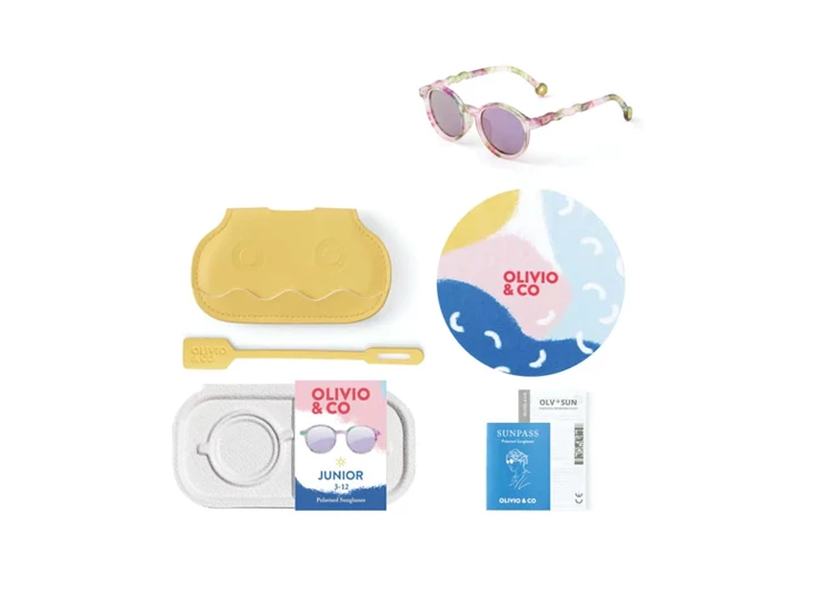 Zonnebril-3-5j-Classic-Olivio-Oval-Polarized-Wild-Flower