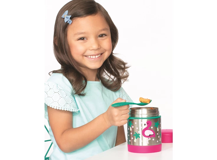 Zoo-insulated-food-jar-Flamingo