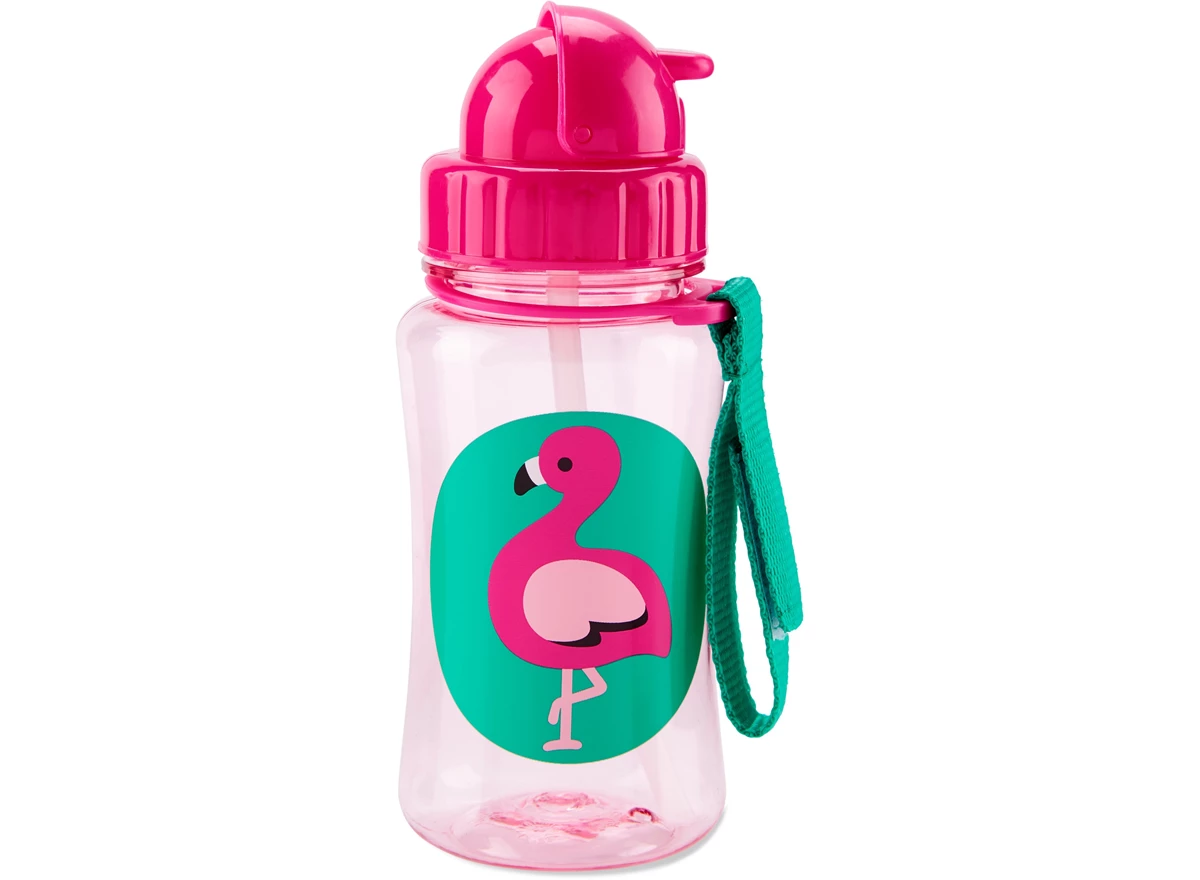 Zoo-Straw-Bottle-Flamingo