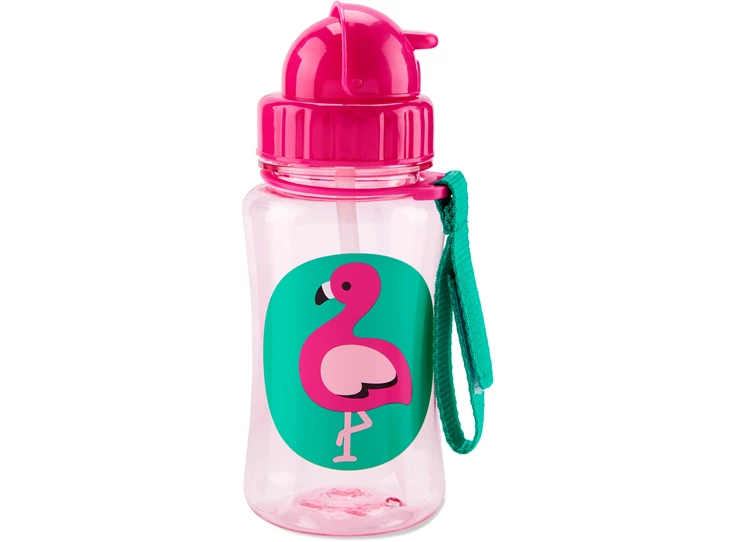 Zoo-Straw-Bottle-Flamingo