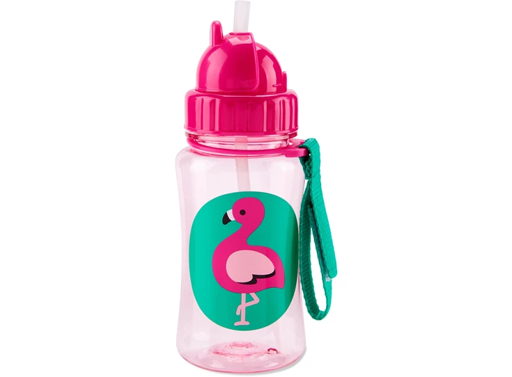Zoo-Straw-Bottle-Flamingo
